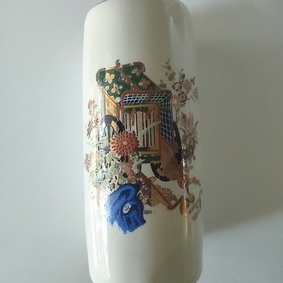 Japanese Vase Set pottery - Picture 6 of 7